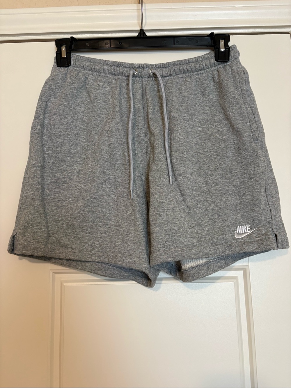Nike Gray Athletic Fleece Drawstring Shorts